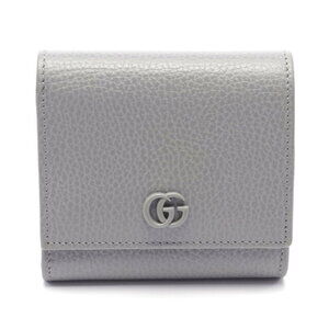 Gucci GG Marmont Bifold Wallet Leather Gray